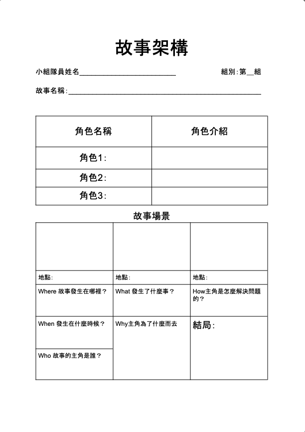 學習單